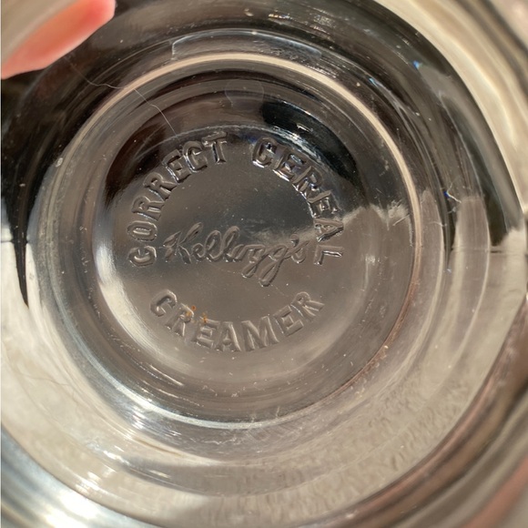 1930s Kelloggs Correct Cereal Creamer - Glass. Advertising Promotion - Picture 3 of 4